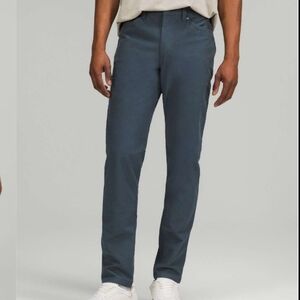 Lululemon ABC Slim-Fit Pant 30" *Utilitech. Iron Blue (gray-blue). Men size 34.